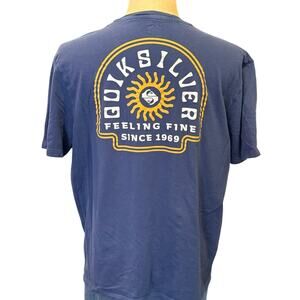 QUICKSILVER Logo Tee T-Shirt Men size XL Surfer Beach